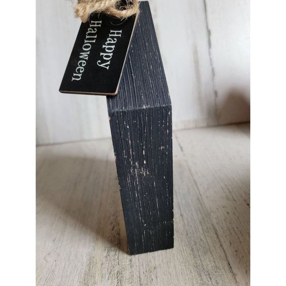 Sixtrees quill paper happy Halloween wooden haunted house goes home prop - Picture 7 of 11